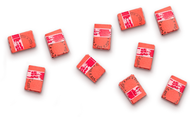 stamp footer circle boxes